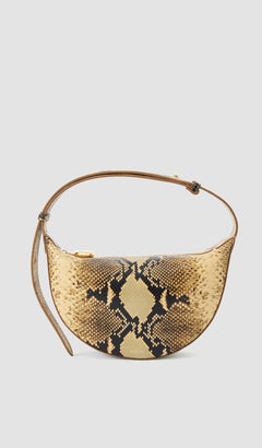 Brown Bean Snake Leather Bag - Joseph