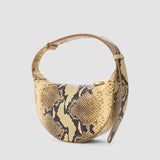 Brown Bean Snake Leather Bag - Joseph