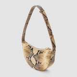 Sac Bean en cuir effet serpent 
