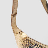 Sac Bean en cuir effet serpent 