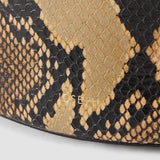 Sac Bean en cuir effet serpent 