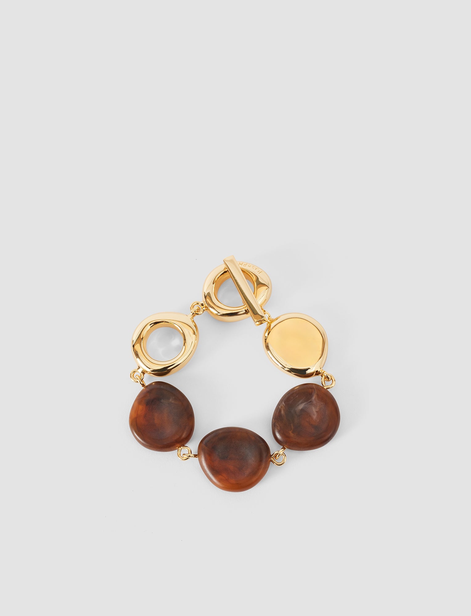 brown-bean-resin-bracelet-JOSEPH