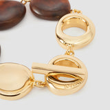 Brown Bean Resin Bracelet - Joseph