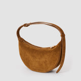Brown Bean Suede Bag - Joseph