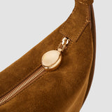 Brown Bean Suede Bag - Joseph