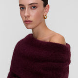Purple Bee Brushed Knitted Jumper - Joseph