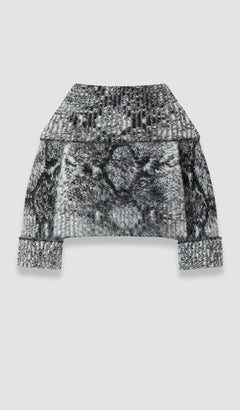 Black Beeley Fluffy Alpaca Snake Jumper - Joseph