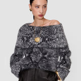 Black Beeley Fluffy Alpaca Snake Jumper - Joseph
