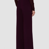 Purple Benita Compact Milano Trousers - Joseph
