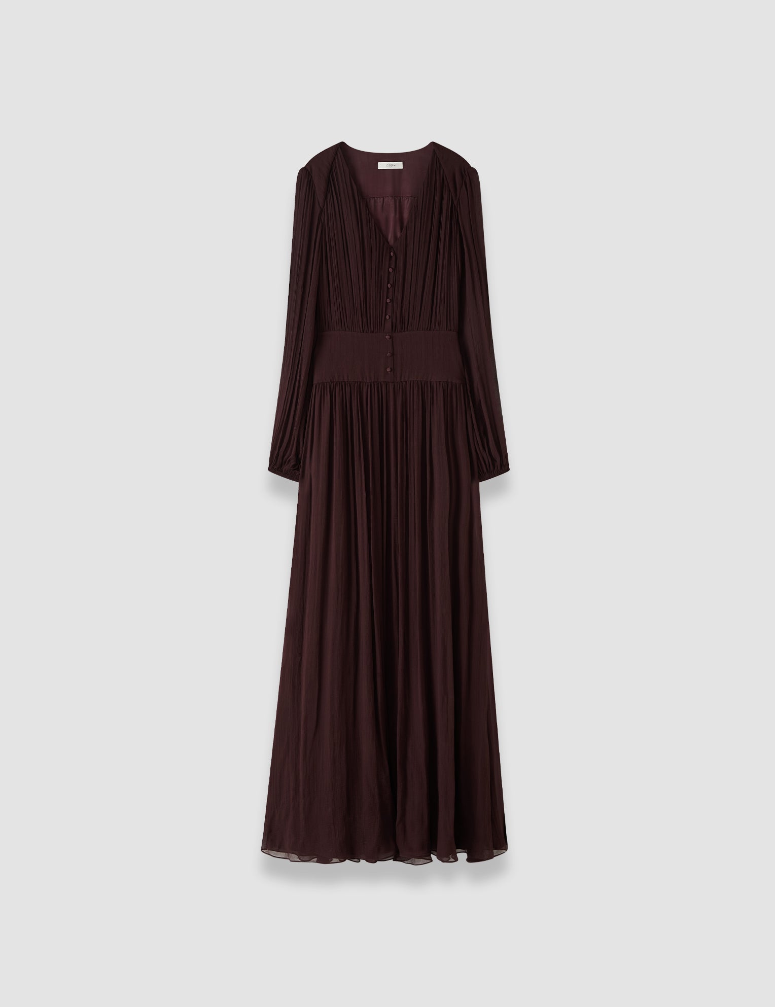 Purple Bianca Silk Chiffon Dress - Joseph
