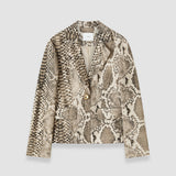 Brown Birch Naia Twill Snake Blazer - Joseph