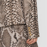 Brown Birch Naia Twill Snake Blazer - Joseph