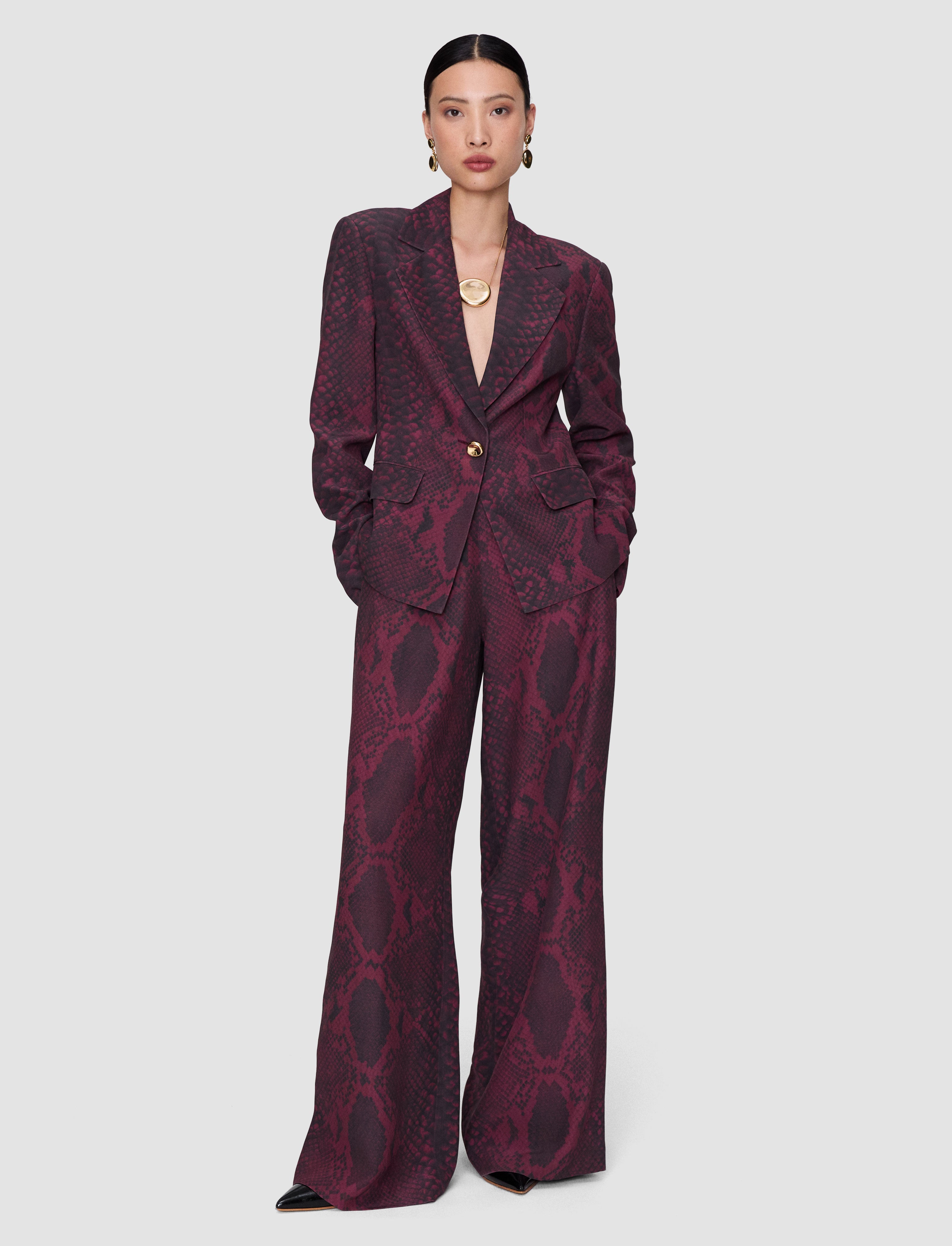 purple-birch-naia-twill-snake-blazer-JOSEPH