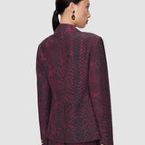Purple Birch Naia Twill Snake Blazer - Joseph