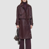 Purple Blaise Nappa Leather Jacket - Joseph