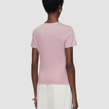 Pink Blanca Jersey Round Neck T-Shirt - Joseph