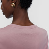 Pink Blanca Jersey Round Neck T-Shirt - Joseph