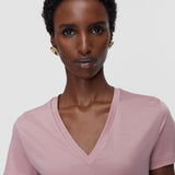 Pink Blanca Jersey Round Neck T-Shirt - Joseph
