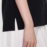 Black Bley Crepe de Soie Silk Blouse - Joseph