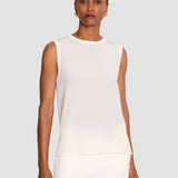 Ivory Bley Crepe de Soie Silk Blouse - Joseph