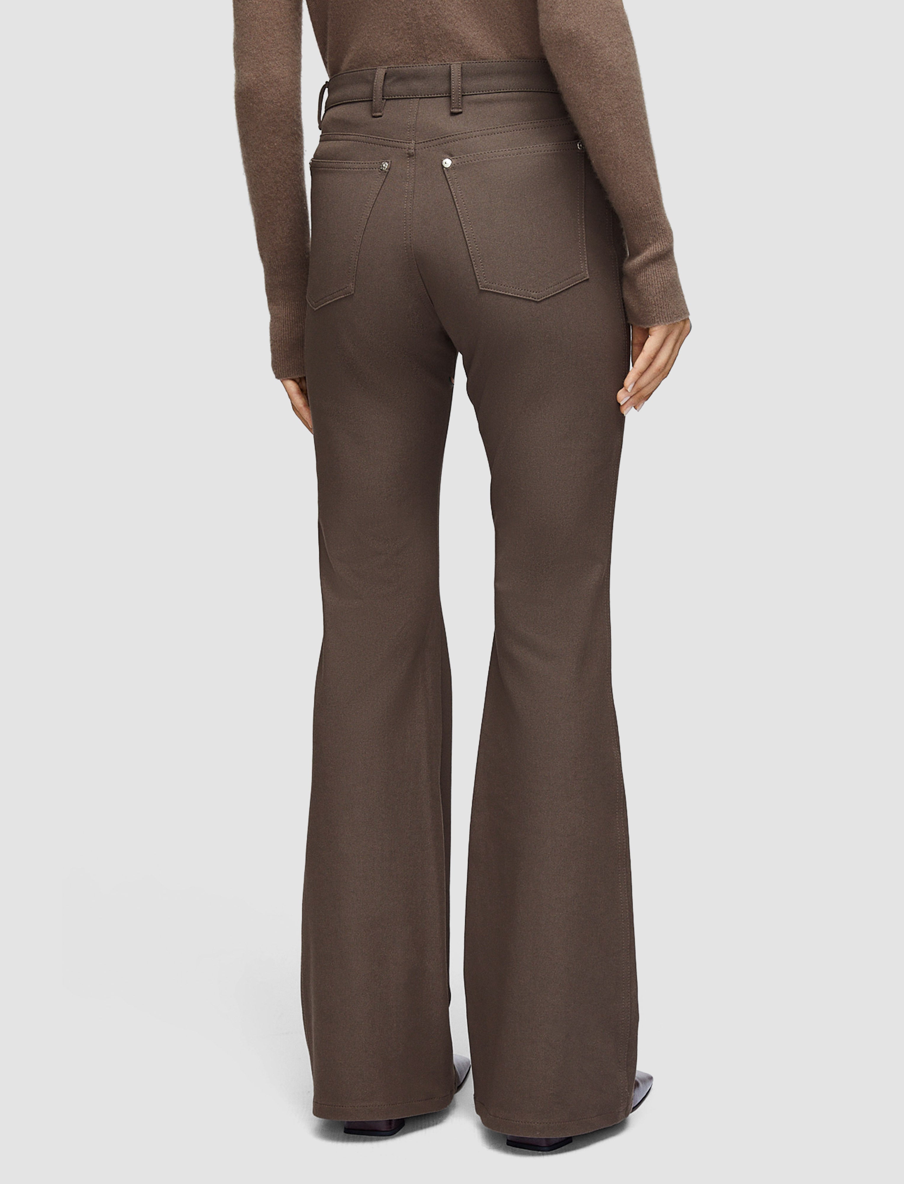brown-bond-gabardine-stretch-trousers-JOSEPH