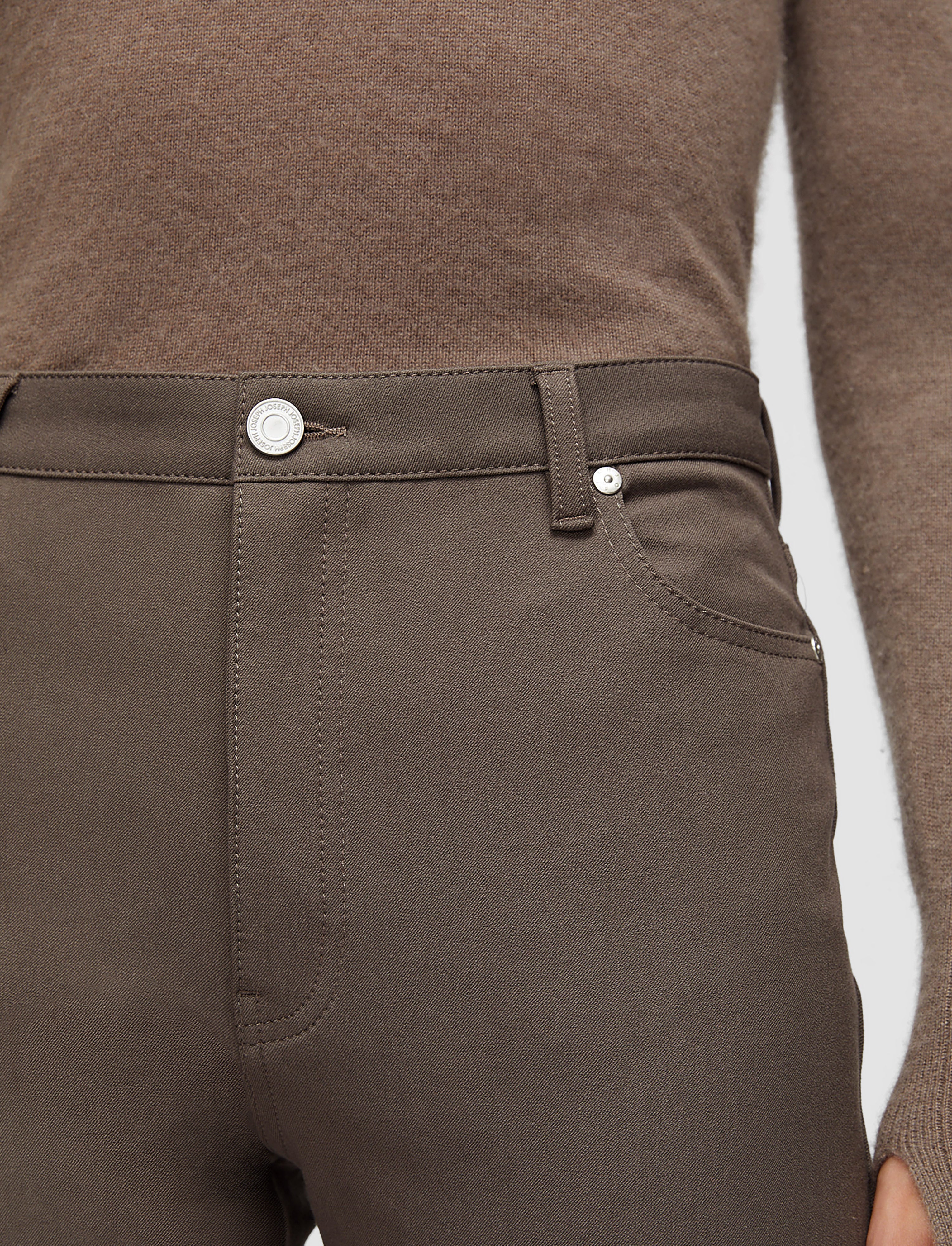 brown-bond-gabardine-stretch-trousers-JOSEPH
