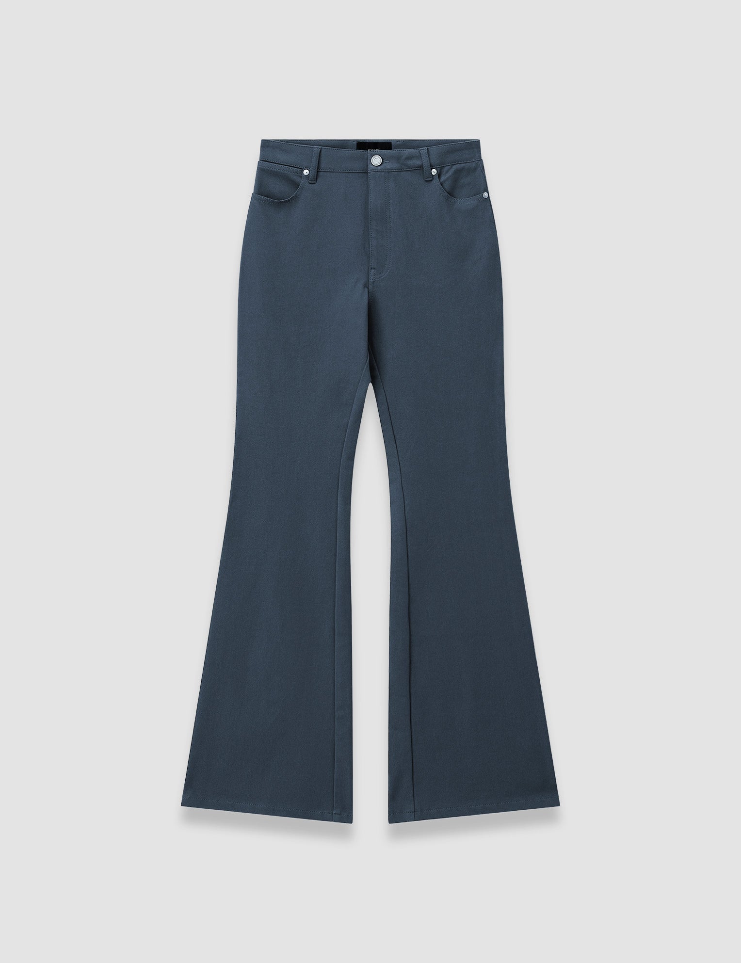 Grey Bond Gabardine Stretch Trousers - Joseph