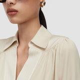 Beige Bou Crepe Blouse - Joseph