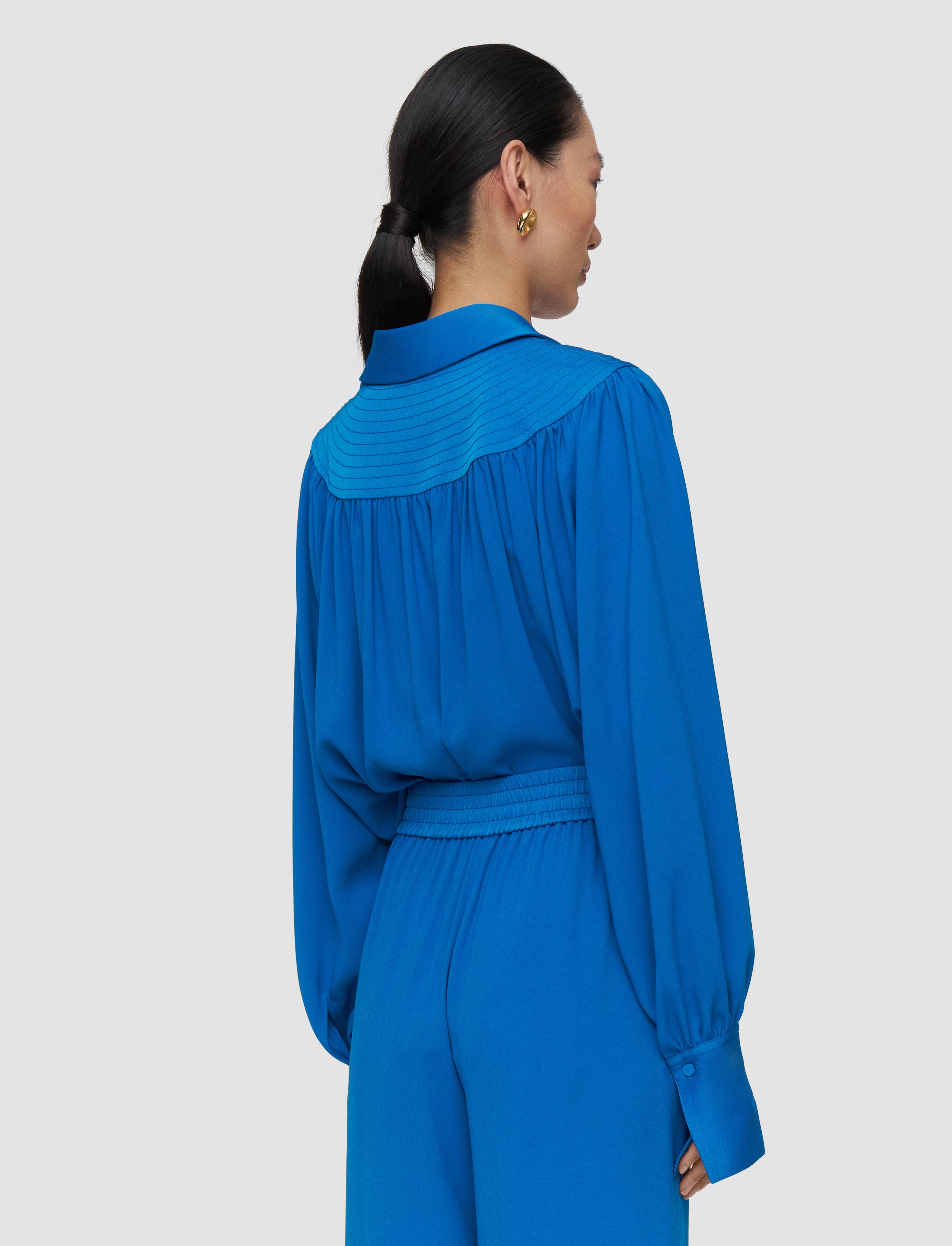 blue-bou-crepe-blouse-JOSEPH