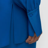 Blue Bou Crepe Blouse - Joseph