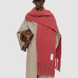 Bouclé Knit Scarf