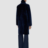 Britanny Reversible Soft Shearling Coat