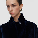 Britanny Reversible Soft Shearling Coat
