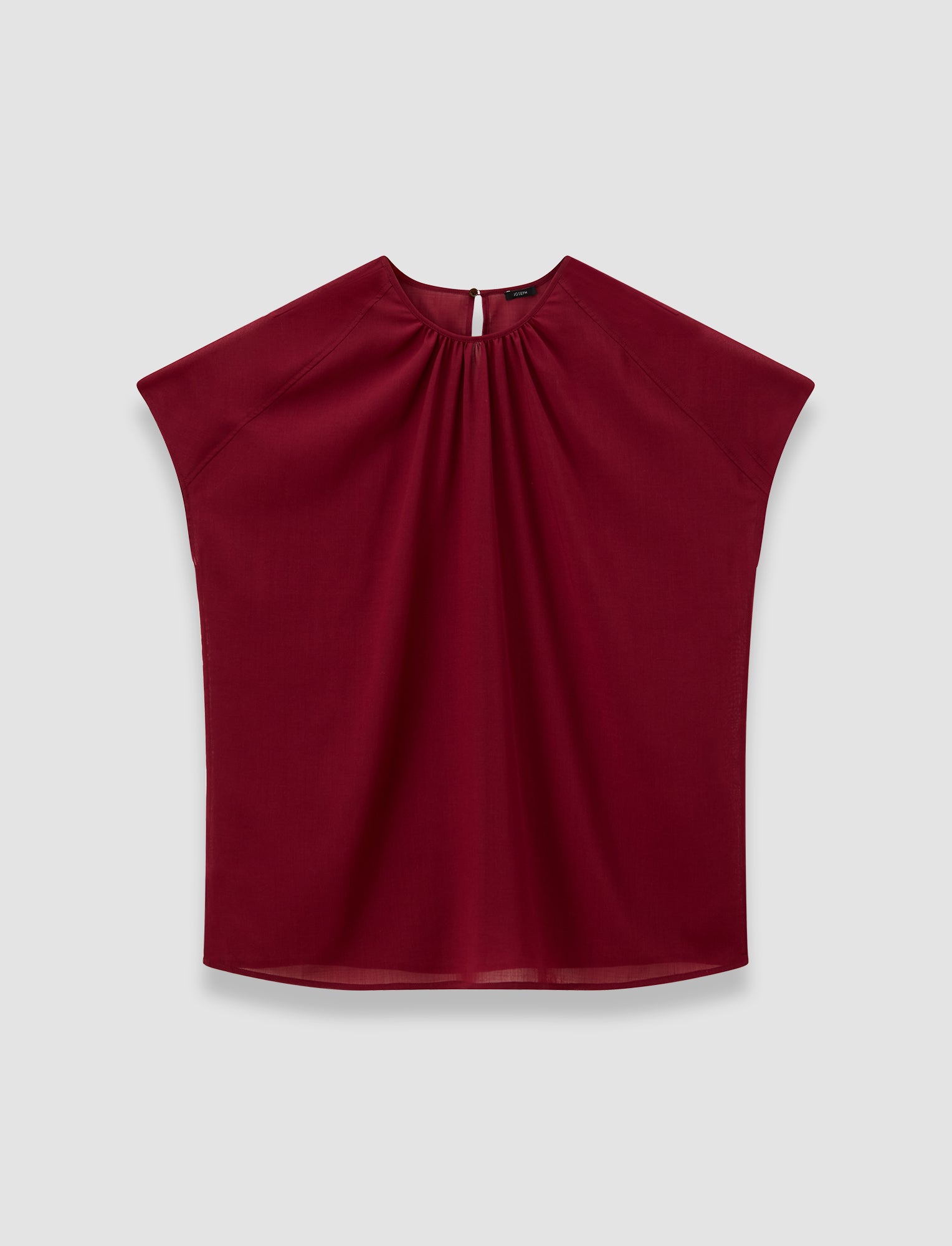 red-broca-sheer-fine-wool-blouse-JOSEPH