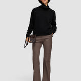 Brushed Cashmere High Neck Jumper