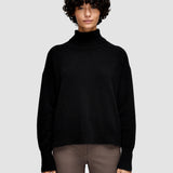 Brushed Cashmere High Neck Jumper