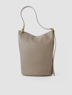 Brown Bucket Leather Bag - Joseph