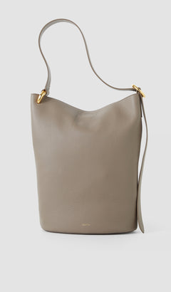 Brown Bucket Leather Bag - Joseph
