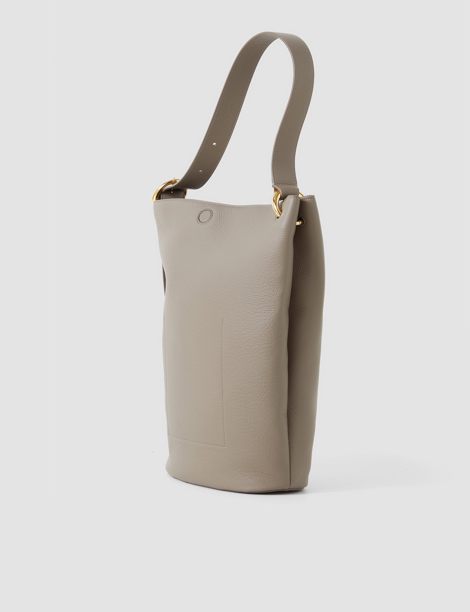 Brown Bucket Leather Bag - Joseph