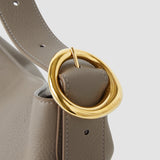 Brown Bucket Leather Bag - Joseph