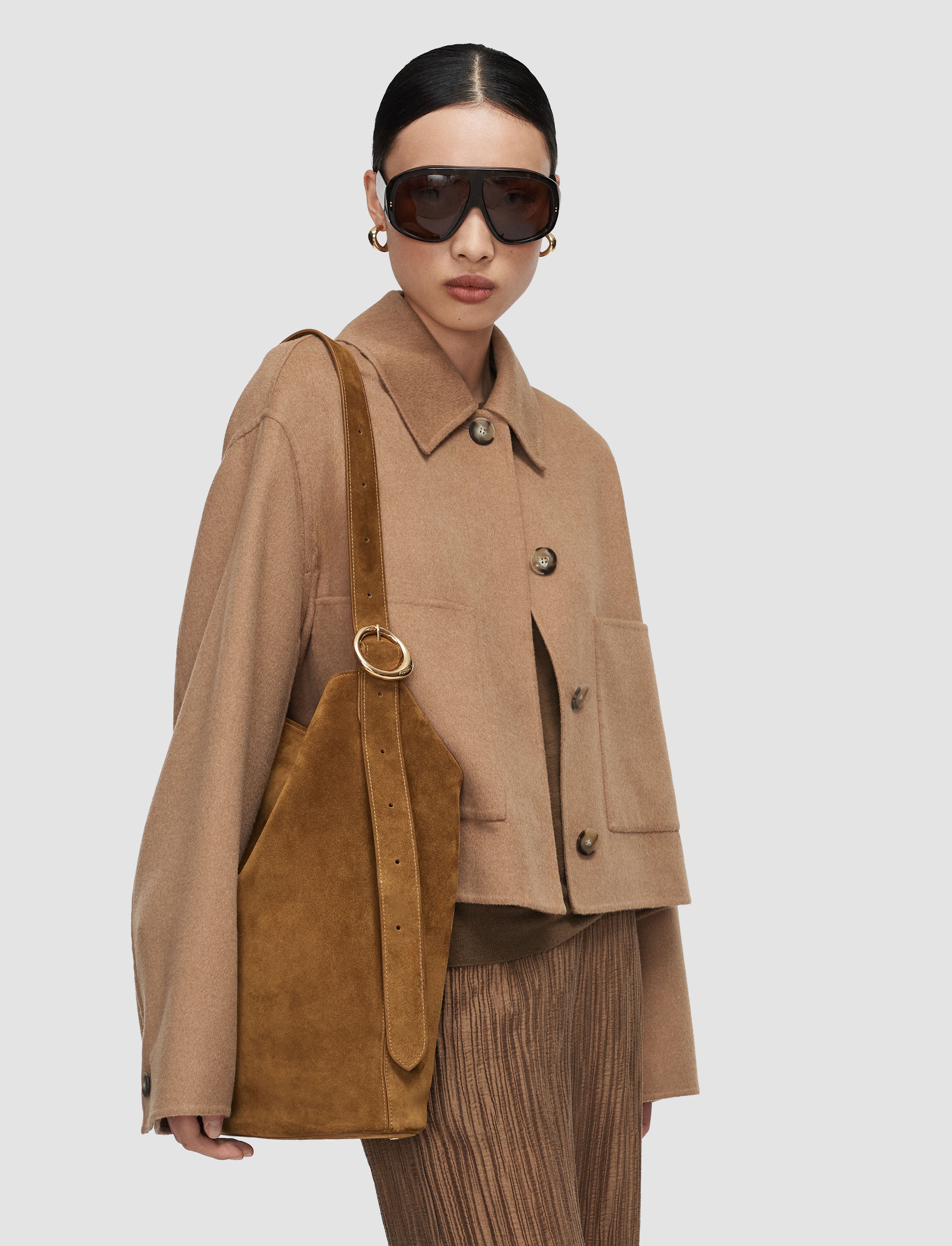 marron-sac-bucket-en-daim-JOSEPH