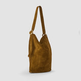 Brown Bucket Suede Bag - Joseph