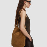 Brown Bucket Suede Bag - Joseph