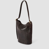 Bucket Woven Leather Bag