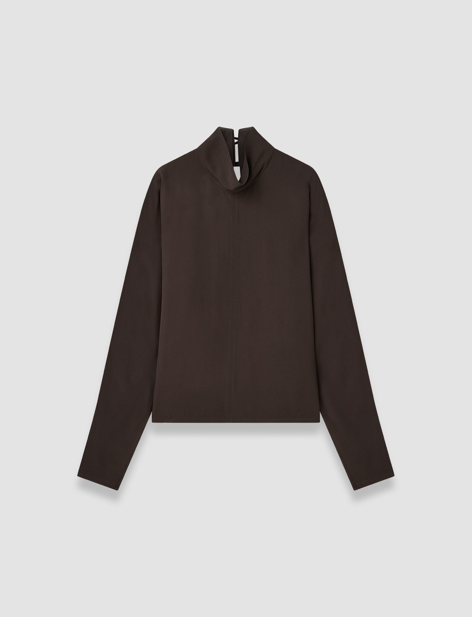 brown-buick-crepe-blouse-JOSEPH