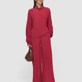 Pink Buick Crepe Blouse - Joseph