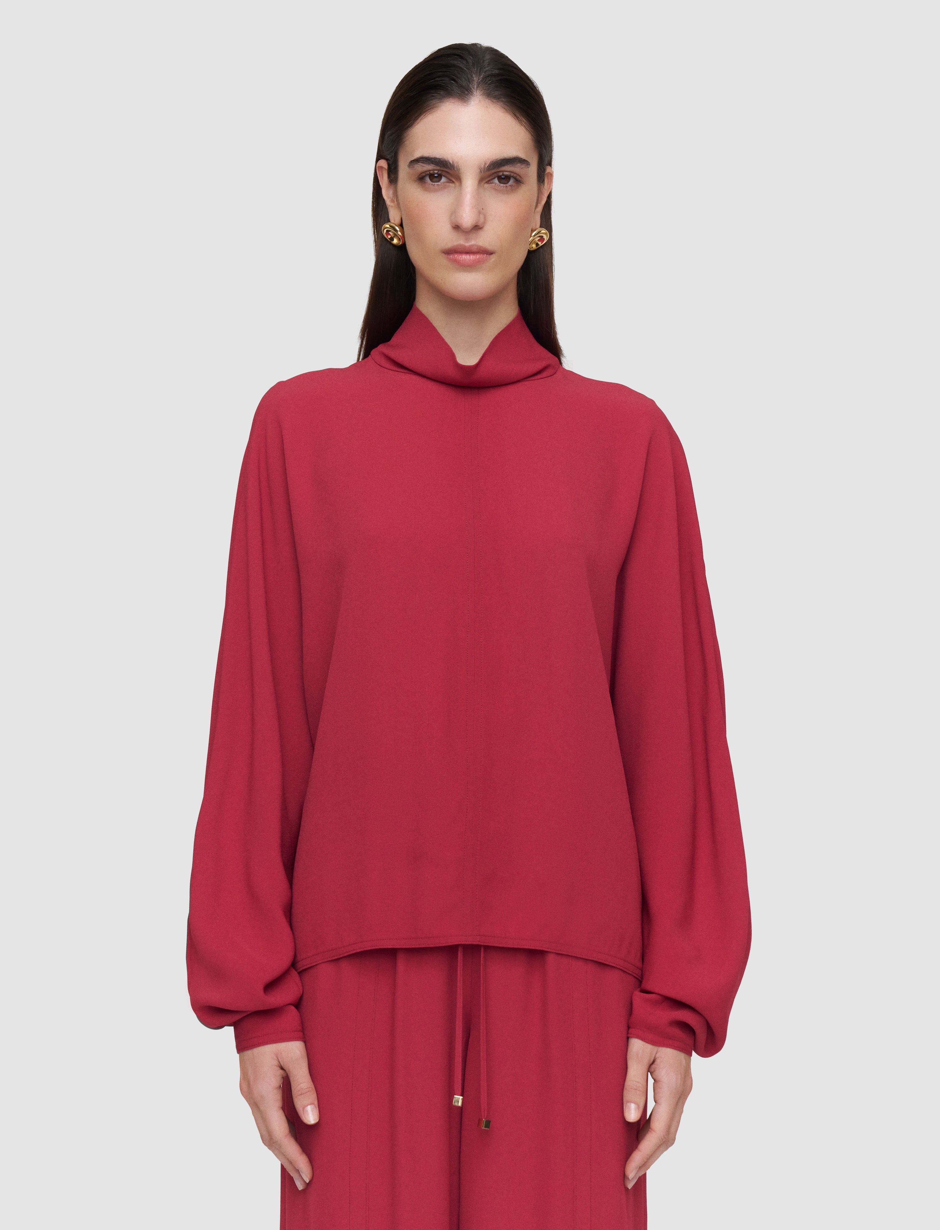 pink-buick-crepe-blouse-JOSEPH