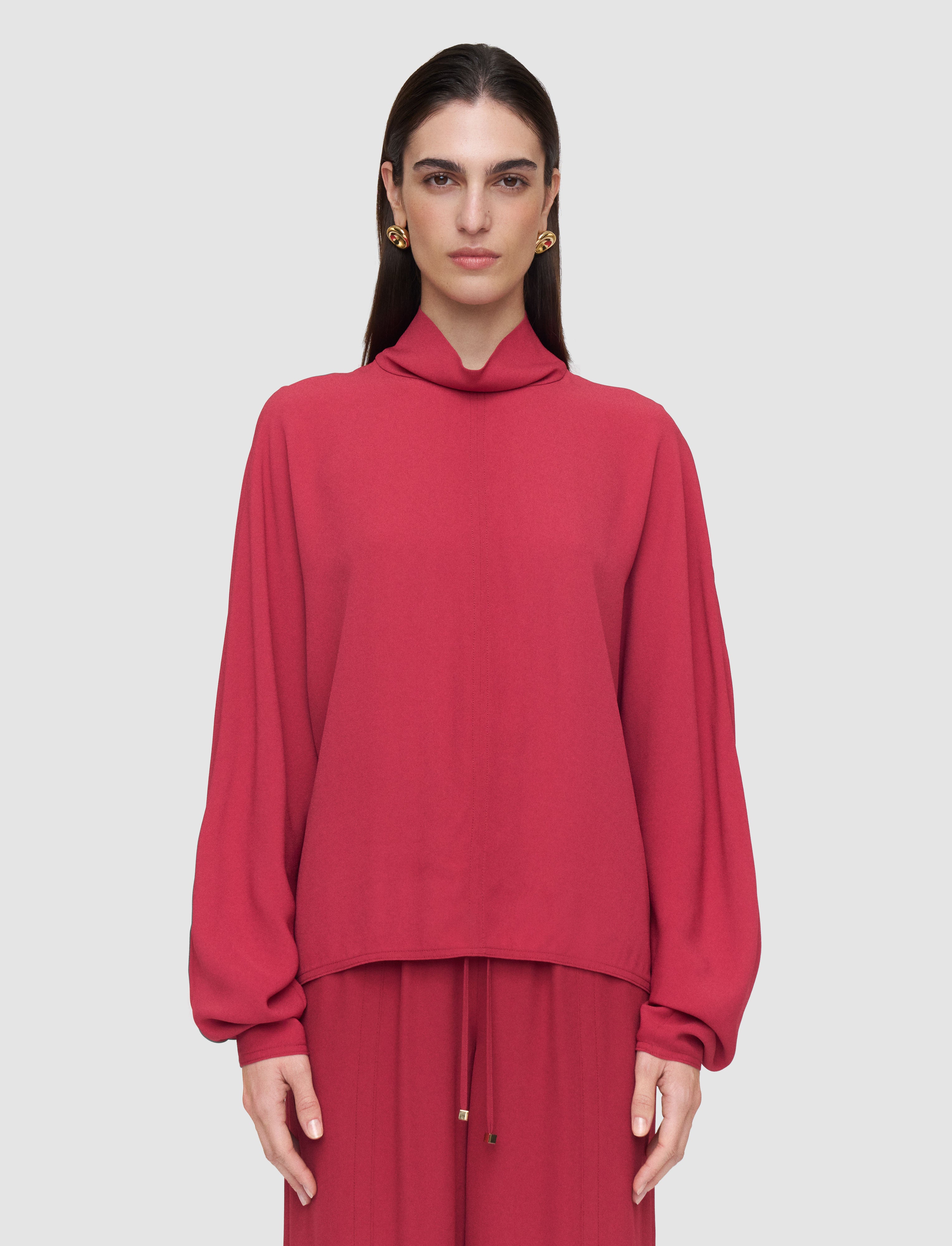 rose-chemisier-buick-en-crepe-JOSEPH