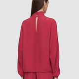 Pink Buick Crepe Blouse - Joseph