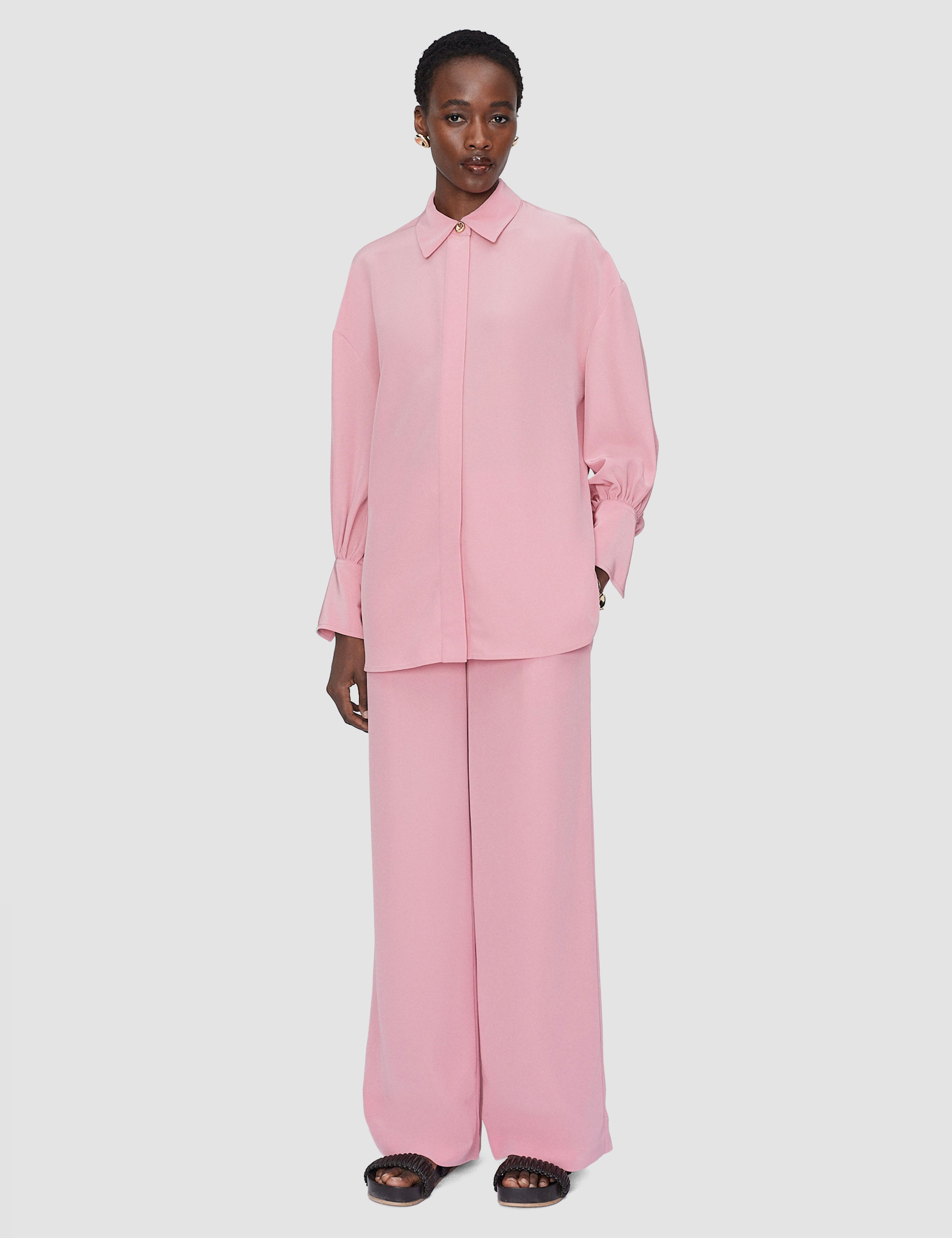 Camilia Satin Twill Blouse 32 - Joseph